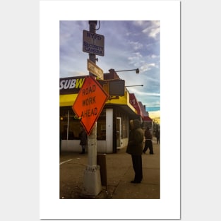 Road Work Ahead, Brooklyn Posters and Art